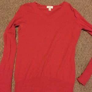 Loft red sweater